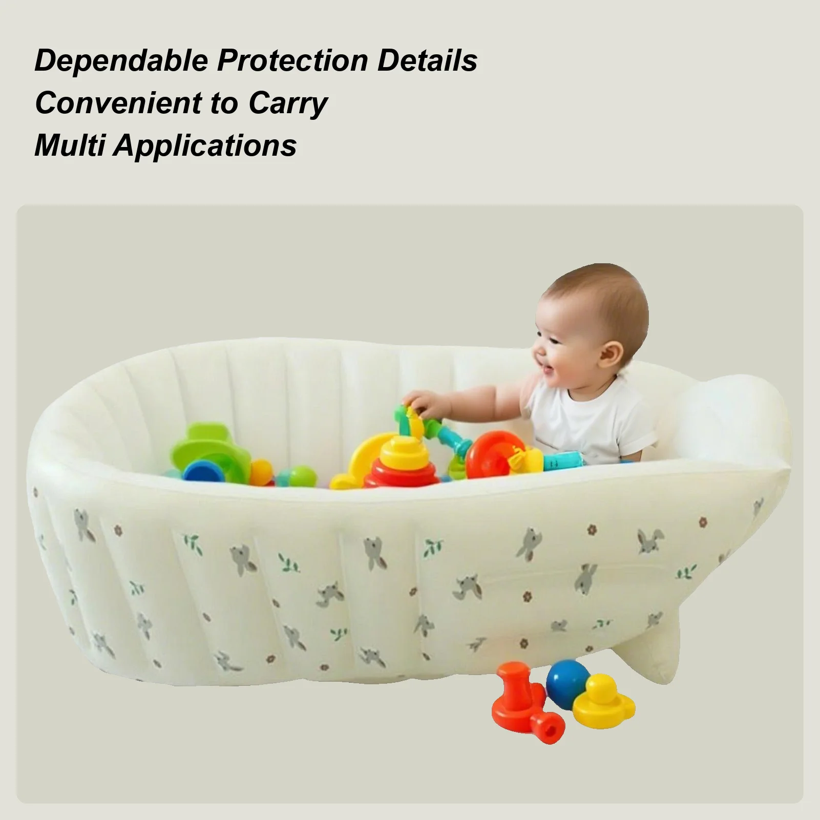 

Детские ванночки, надувная душевая ванна для малышей, регулируемое сиденье для купания, складная сидячая ванна для душа для кемпинга, пляжа, путешествий