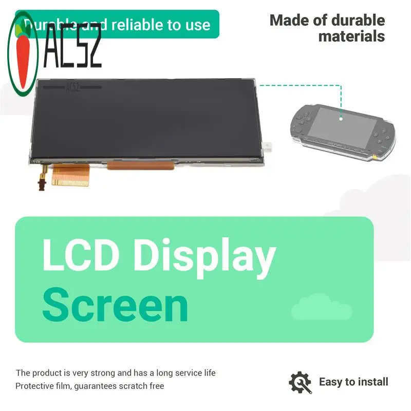 AC52-LCD Display Screen For PSP3000/ PSP 3000 Replacement Display Screen Total Host Console