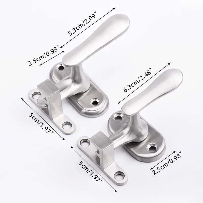 652F Stainless Steel Door Handles Cupboard Knob Silver Drawer Pulls Kitchen Cabinet