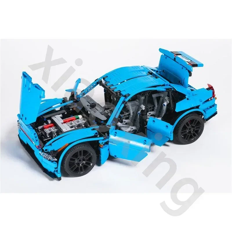 MOC-95432 Neues cooles Supercar 1:10 Bausteinmodell 2147 Teile Erwachsene Kinder Bausteine Nähen Weihnachtsspielzeug Geschenk