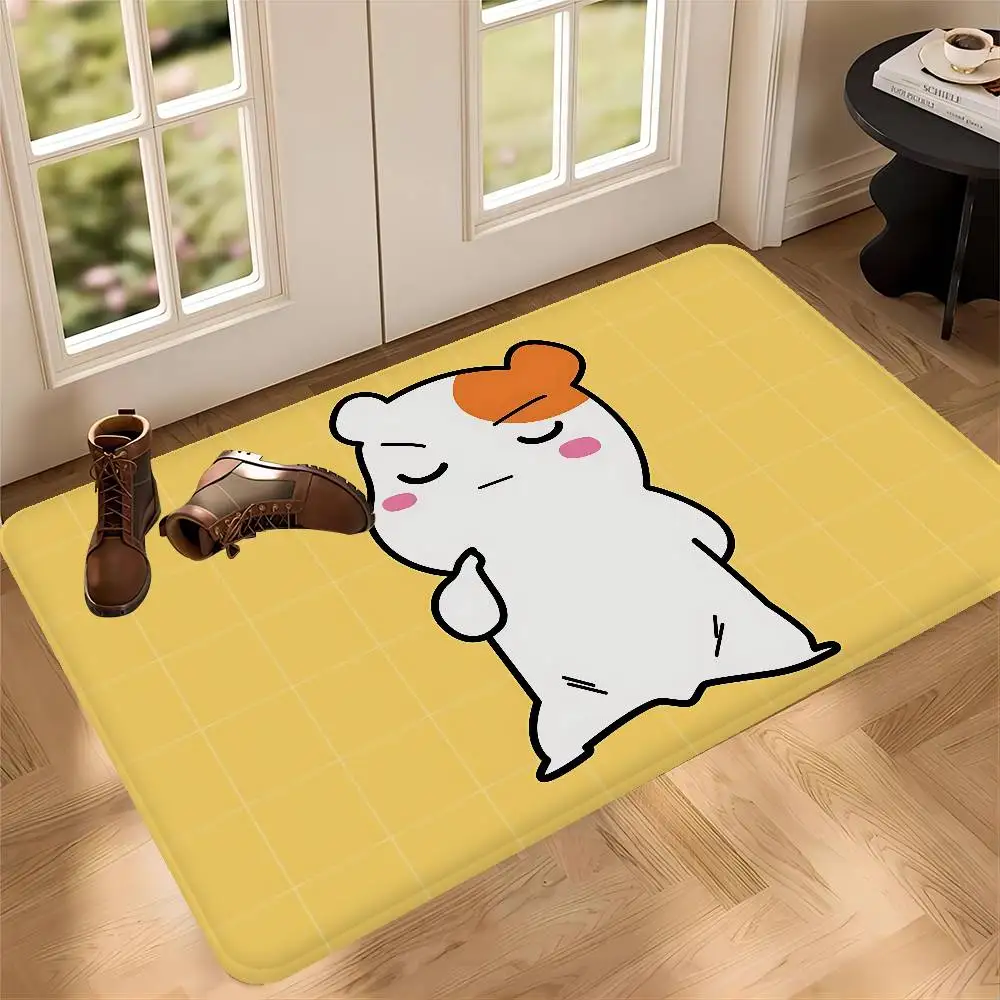 Anime O-Oruchuban Ebichu Bathroom Mat Anti-slip Absorb Water Long Strip Cushion Bedroon Mat Welcome Doormat