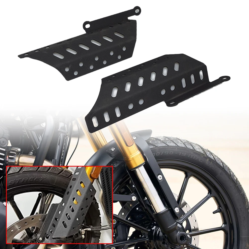 

Fit For Speed 400 Scrambler 400X 2024 2025 Motorcycle Mudguard Front Fork Protector Guard Block Stainless Steel Fender Cover