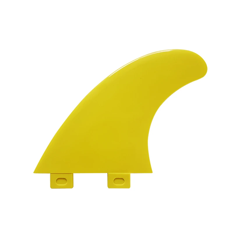 กระดานโต้คลื่น UPSURF FCS Fins G5 สีเหลือง Tri-fin ชุด Surf Fins พลาสติกวัสดุ Paddleboard Fins Sup อุปกรณ์เสริม