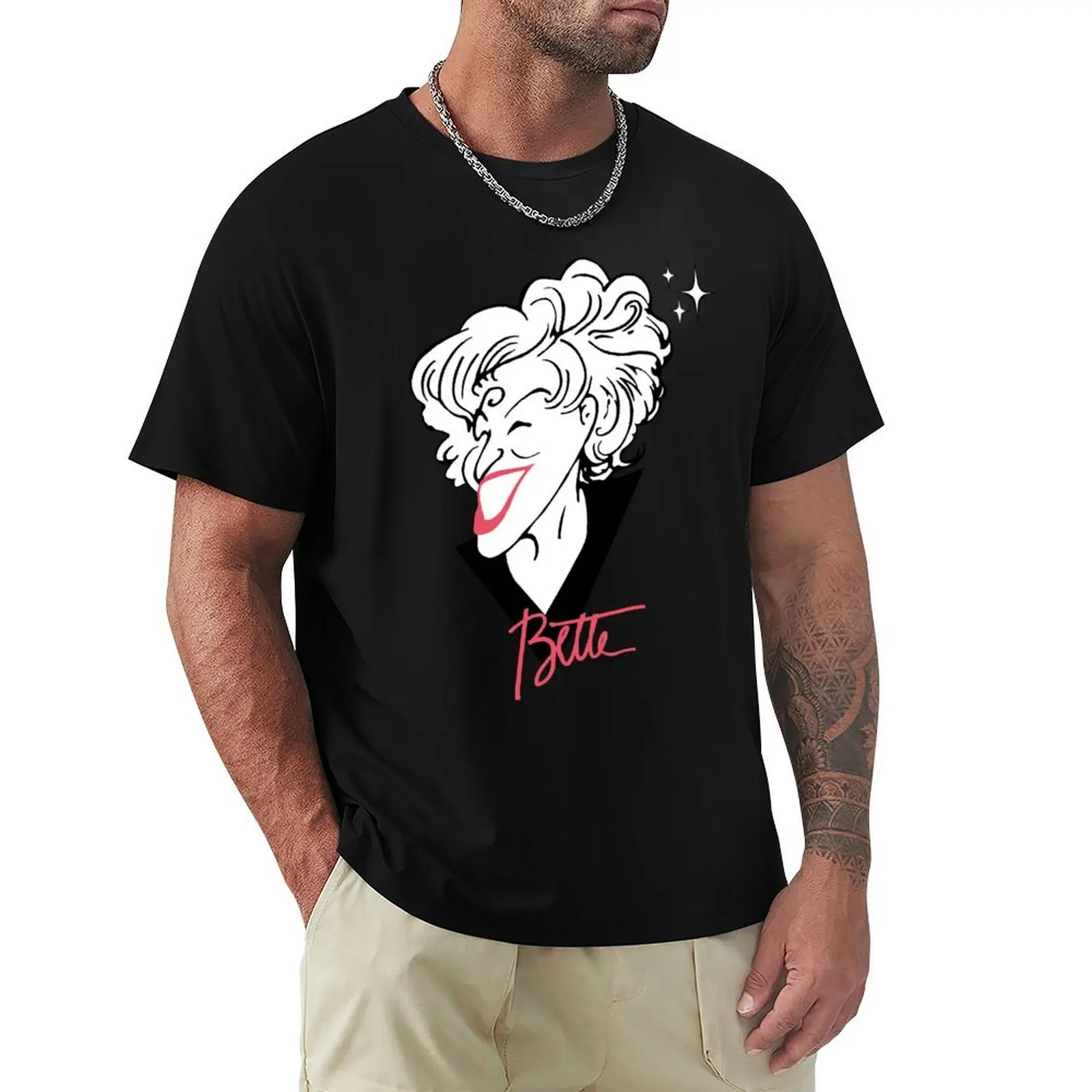 Birthday Gift Bette Comedian Midler Author Idol Gift Fot You T-Shirt Comfortable Work Wear Tee