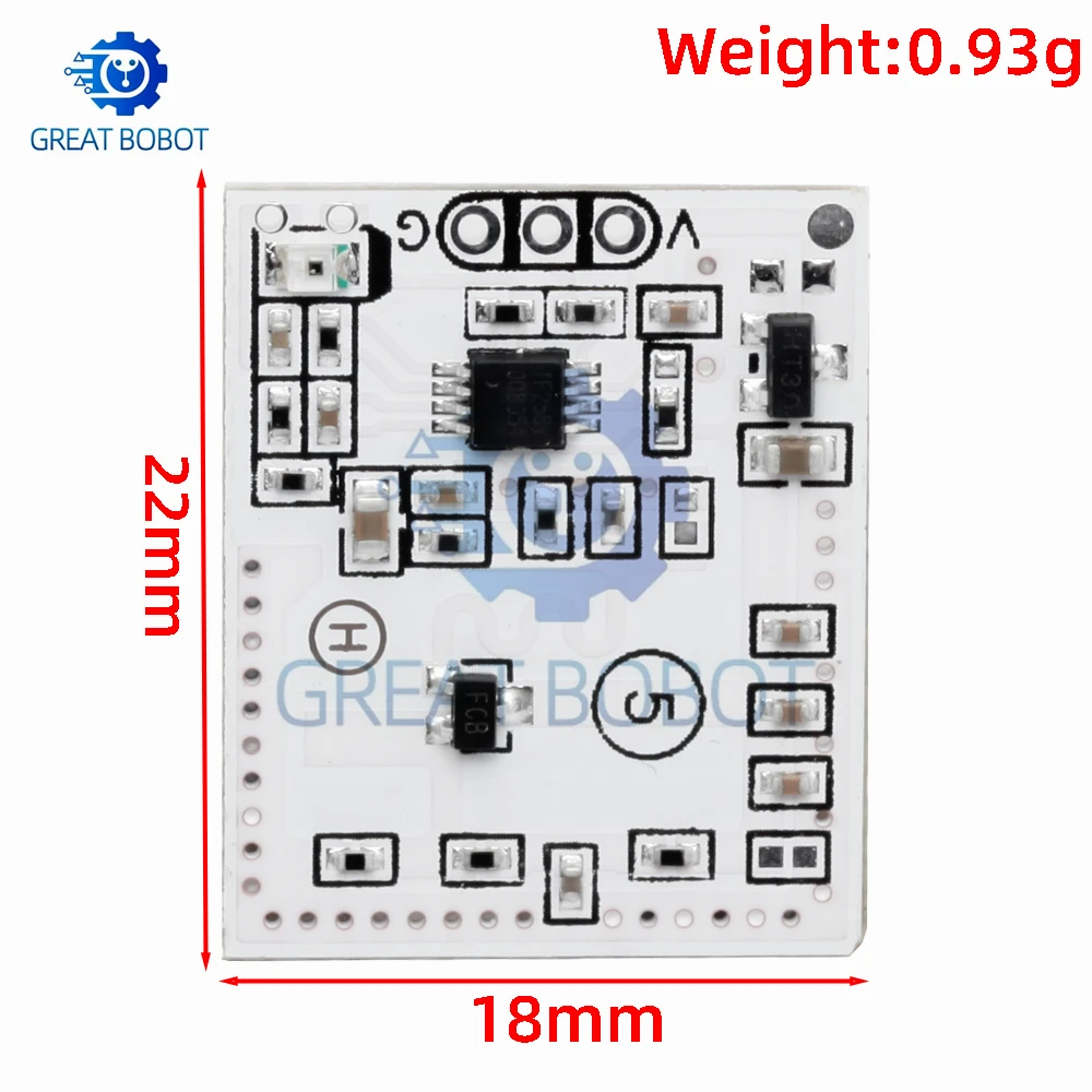 Frequency-Hopping 5.8GHz Radar Sensor Module – Microwave Motion Detector for T8 LED & Ceiling Lights