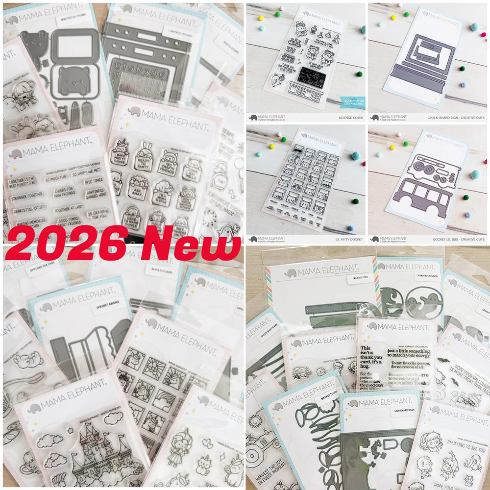 Mini-Fotorahmen, Lanyard-Tasche, Metall-Stanzformen und transparente Stempel, Vorlage für DIY-Scrapbook, Album, Papierkarten, Dekoration, Prägung