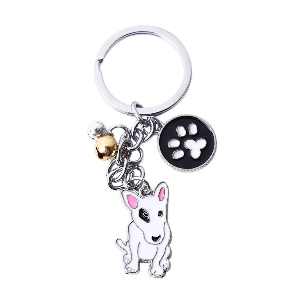 Fashion Bag Jewelry Golden Retriever Animal Bell Husky Maltese Pet Keychain Dog Pendant Pet Keyring Dog Keychain