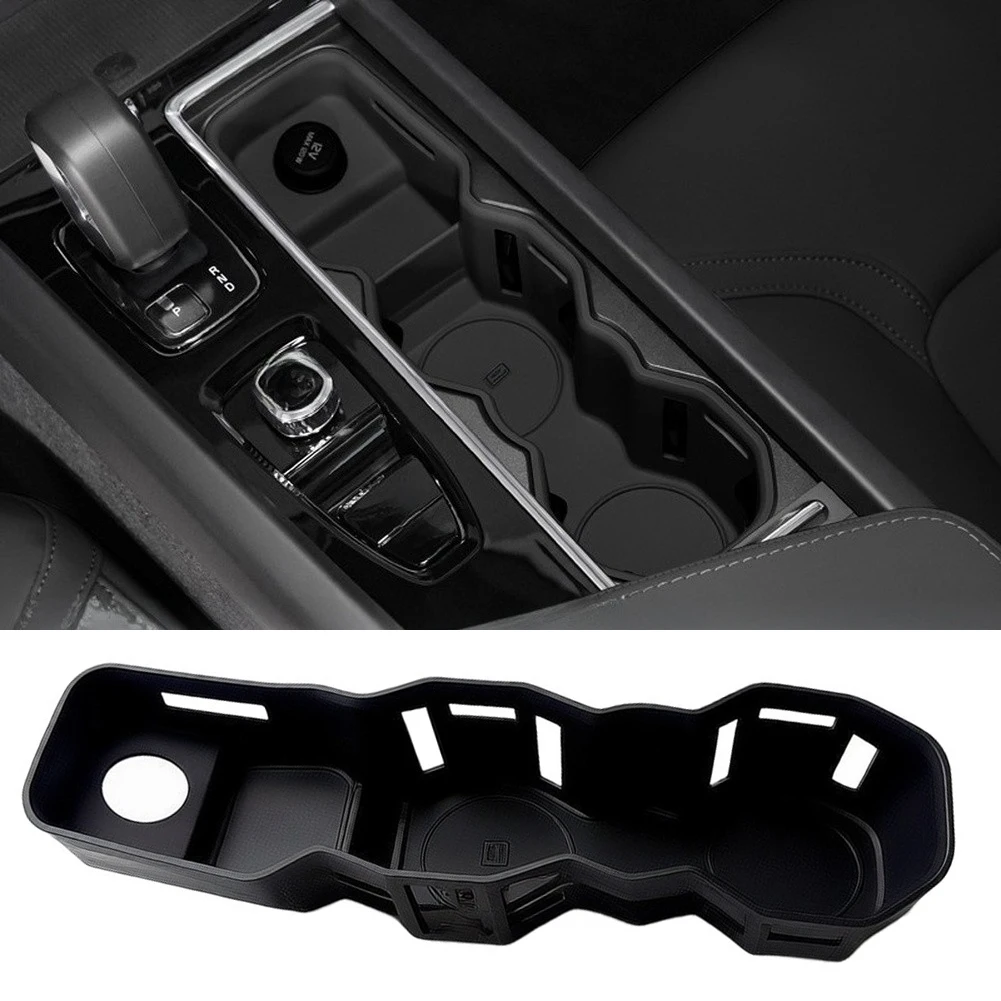 For Volvo For XC60 2026 Car Cup Holder Insert, Center Console Cup Holder Shockproof  Interior Accessories