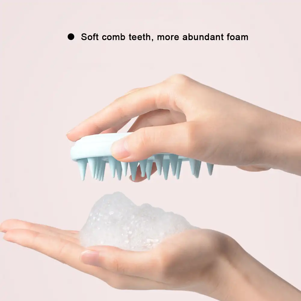 Универсальные новые массажные перчатки для ванной и ванной, безопасные силиконовые аксессуары, щетка для мытья волос, Массажная щетка для головы, инструменты для расчески
