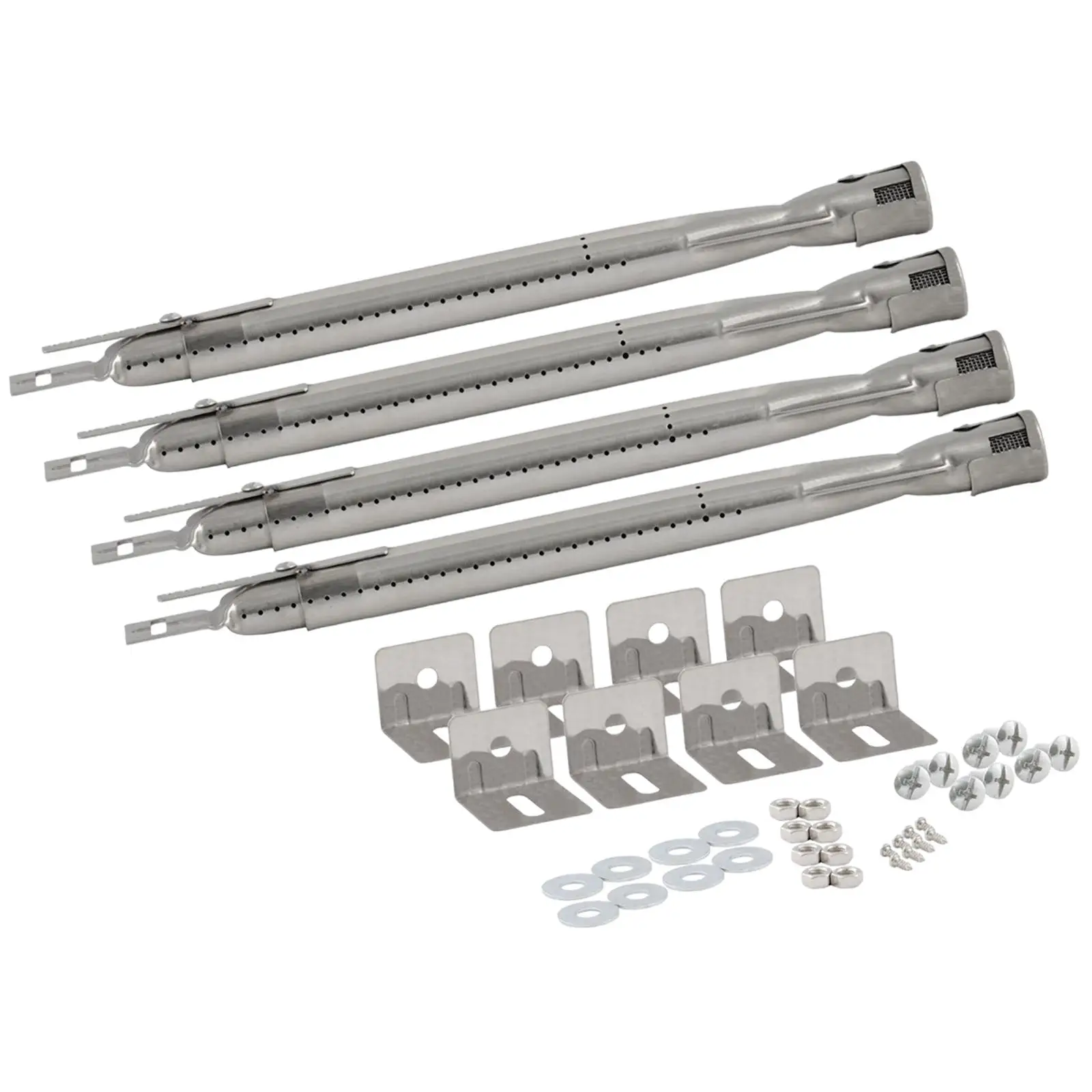 4Pcs Grill Burner Tubes Universal Stainless Steel Gas Grill Pipe Burners for
