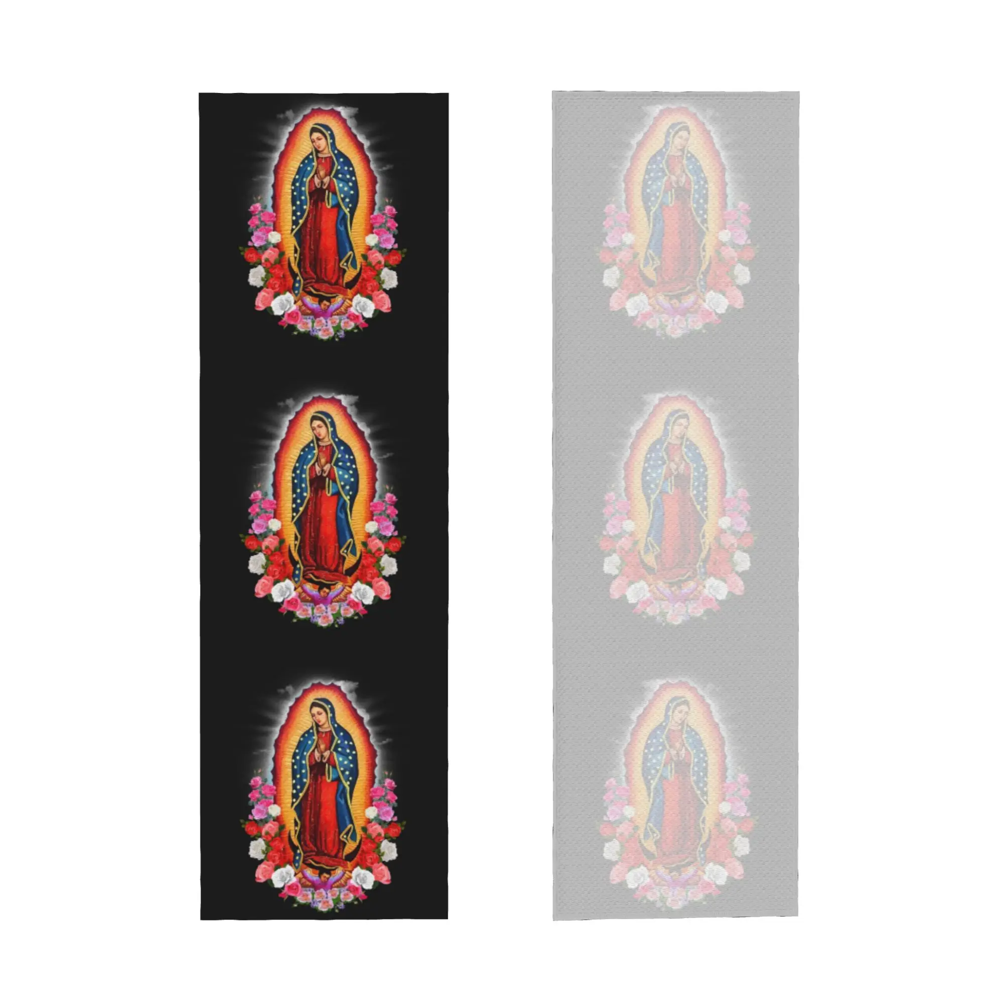 Virgin Mary Of Guadalupe Cold Exercise Towel Quick Dry Face Towel Mexico Catholic Saint Sports Towels