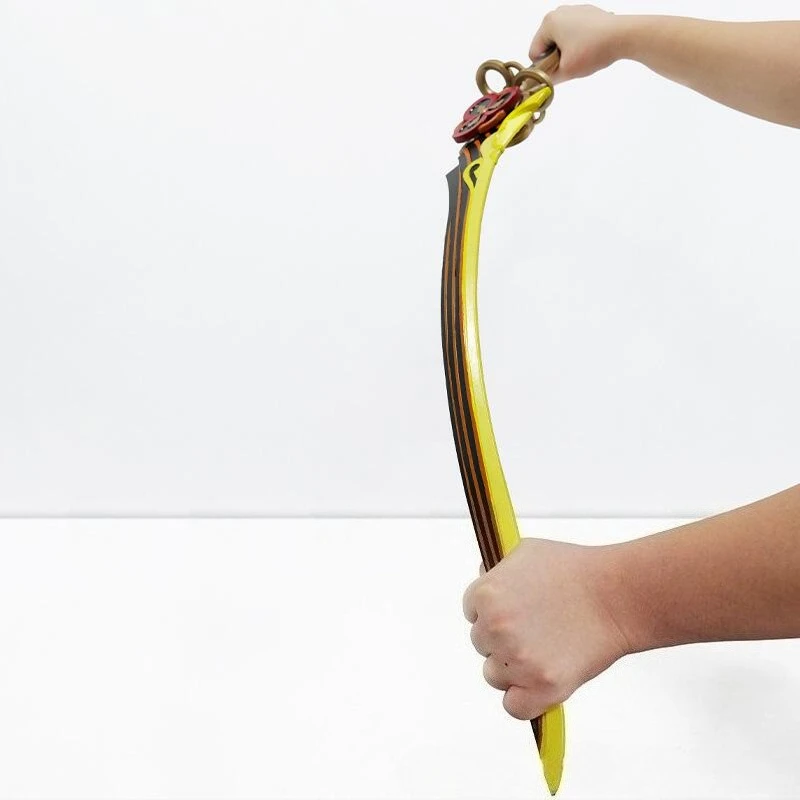 108 cm Genshin Impact Schwert Modell Cos Chiori Arme Uraku Misugiri PVC Modell Raum Dekoration Desktop Ornamente Urlaub Geschenke Spielzeug