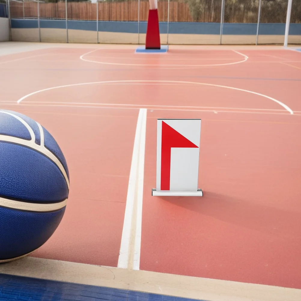 1 set 1 set scheda convertitore basket indicatore di servizio in lega di alluminio pannello di inversione di direzione della freccia per competizioni di arbitri