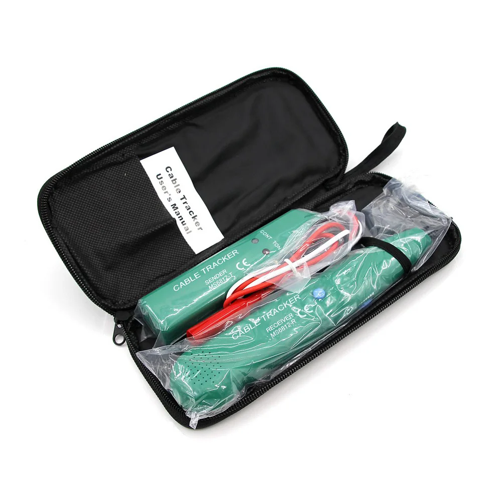 Imagem -03 - Cabo Rastreador Tester Linha Profissional Detector Lan Utp Stp Telefone Wire Tracer Breakpoint Localização Diagnosticar Tom Ms6812