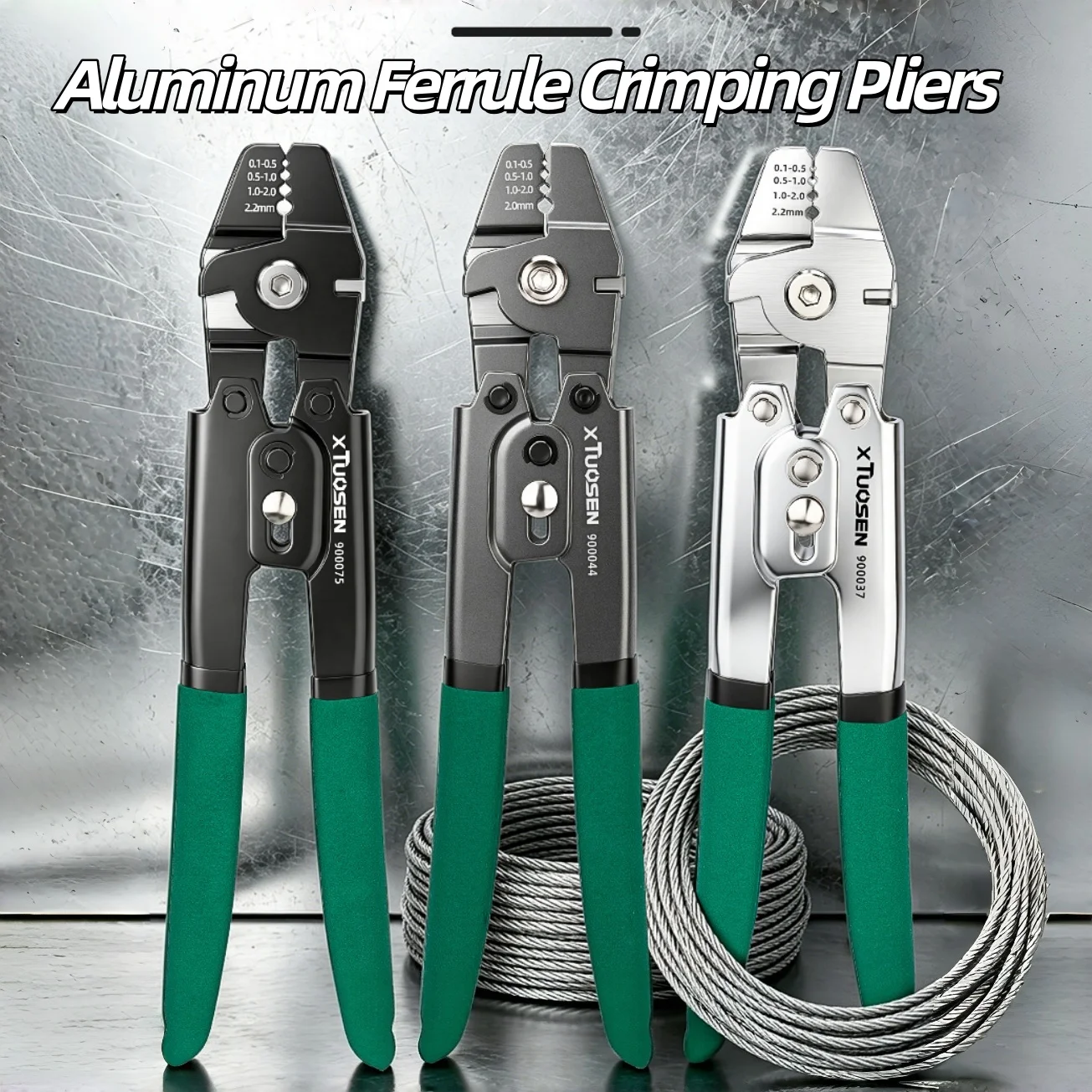 Terminal Crimping Pliers High Hardness Alloy Steel Multi Die Crimp Built In Wire Cutter Stripper For Electrician Repair Work