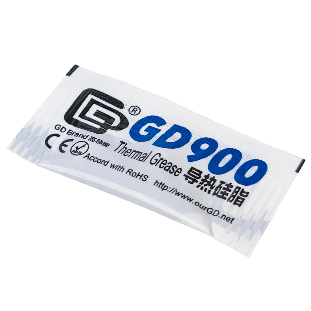 Thermal paste GD900 small bag 0.5g suitable for computers, laptops CPU、 Graphics card, induction cooker