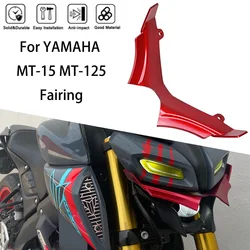 MTKRACING For YAMAHA MT-15 MT-125 2018-2024 Motorcycle Winglets Front Fairing Aerodynamic Protection Cover Guard ABS