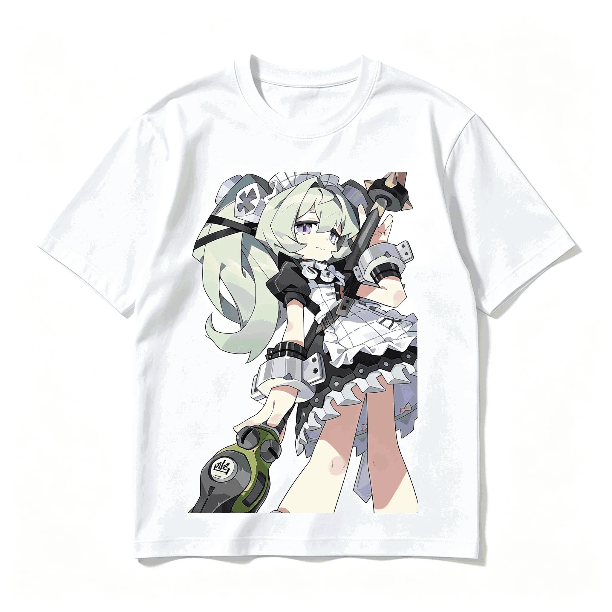 Zenless Zone Zero Printed Cotton Neutral O-Neck Short Sleeve Streetwear Trendy Cotton Oversized Unisex high quality Comfortable