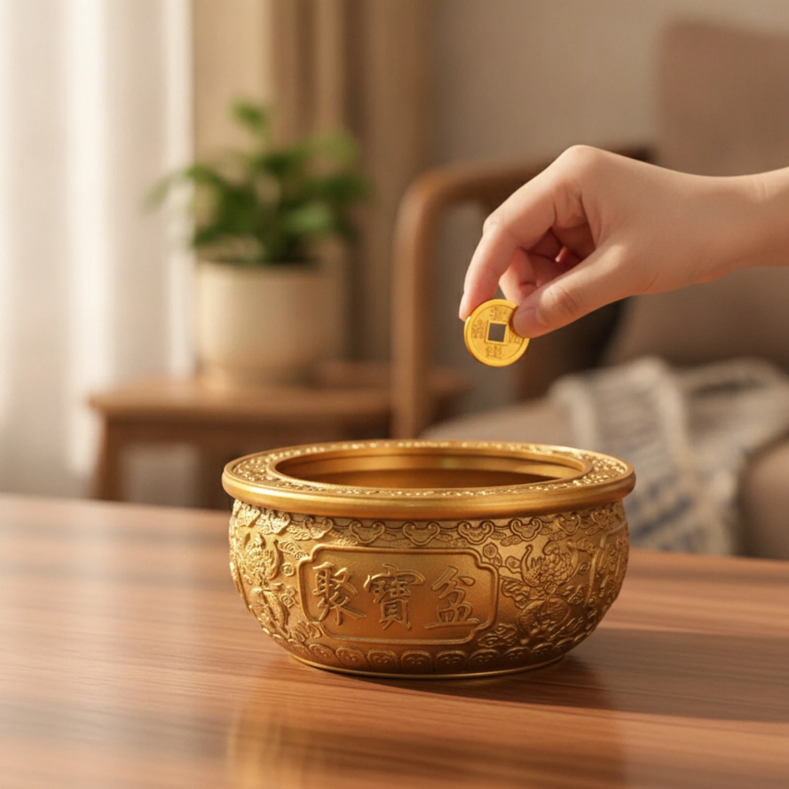 basin-with-embossed-patterns-gold-tone-decorative-basin-decorative-bowl-metal-like-look-vessel-low-profile-for-desktop-entryway