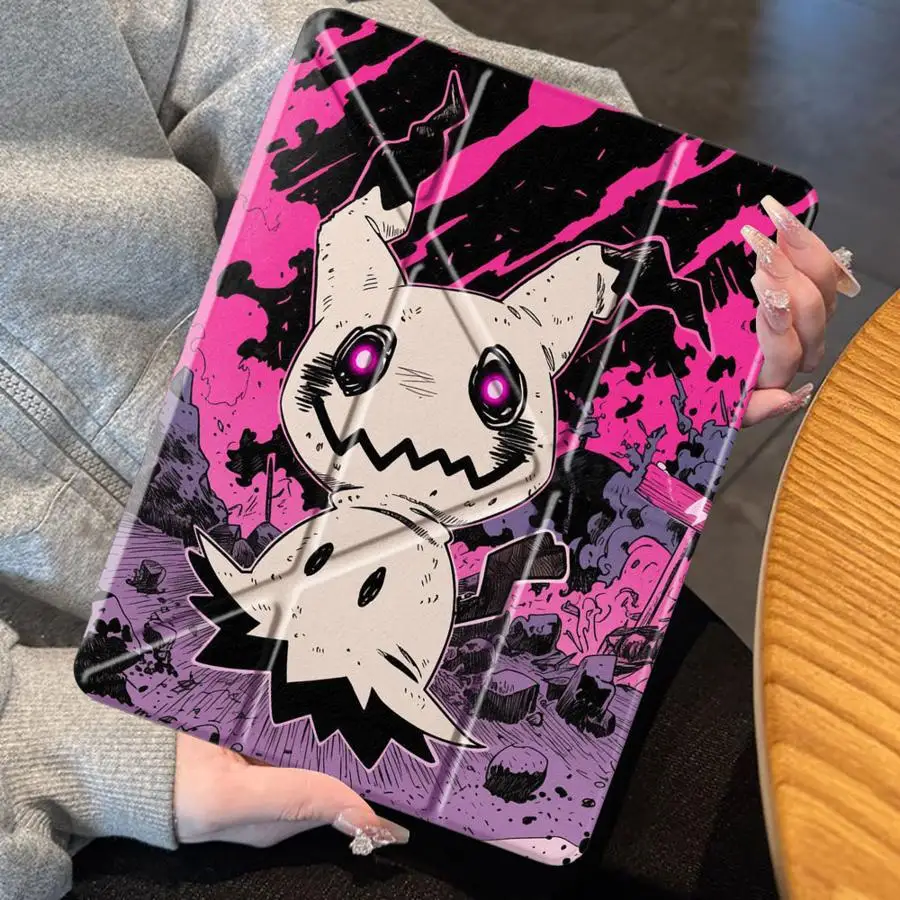 

Holder Cover Tablet Case For iPad Pro 2025 Pro 11th 10th 9th 8th 7th 12.9inch Mini 6 7 Air 4 5 M3 M2 1 2 M4 11inch Mimikyu Fuuny