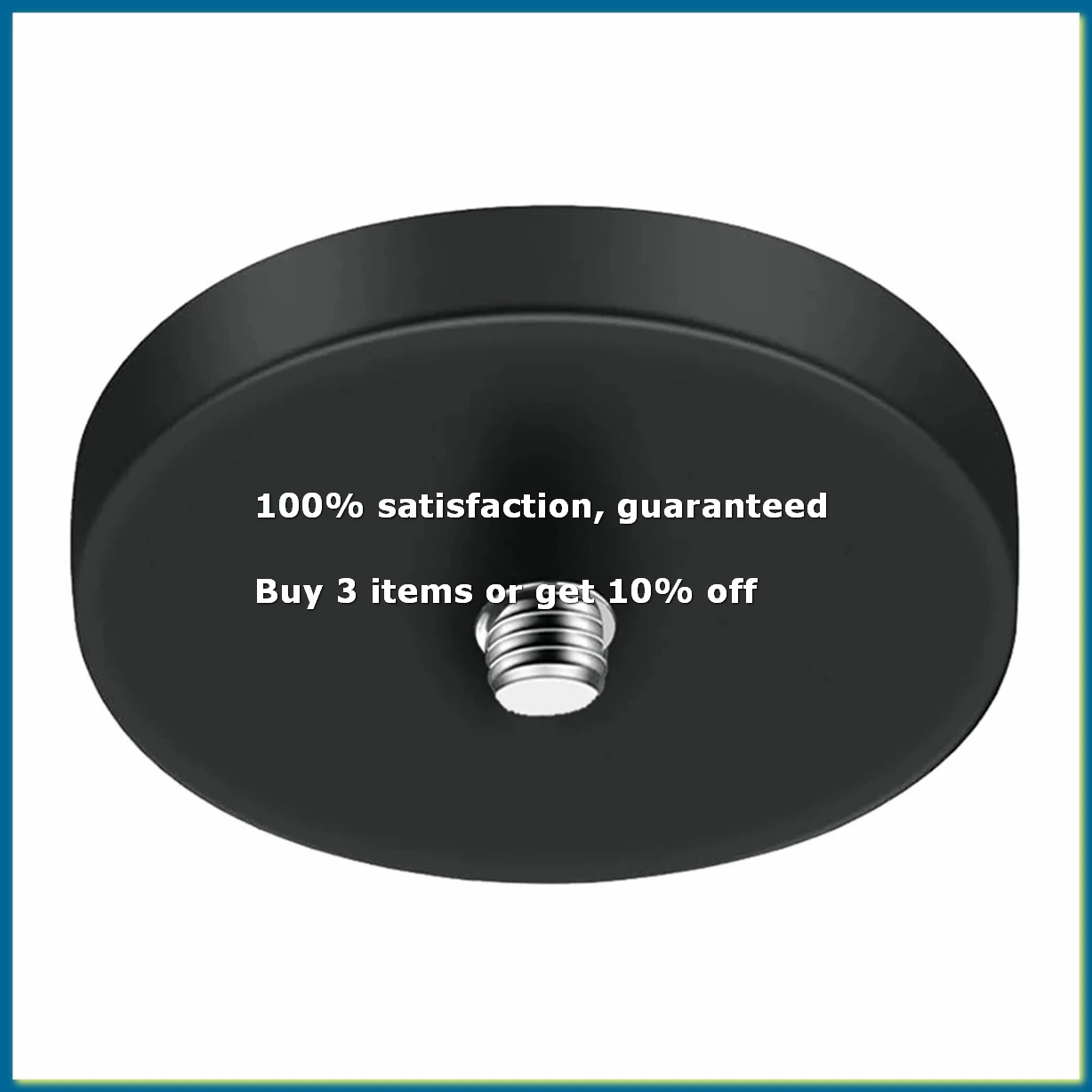 Magnetic Suction Bracket Base 1/4 Inch Screw Thread Hole Action Camera Holder Camera Photography Accessories-DTD2
