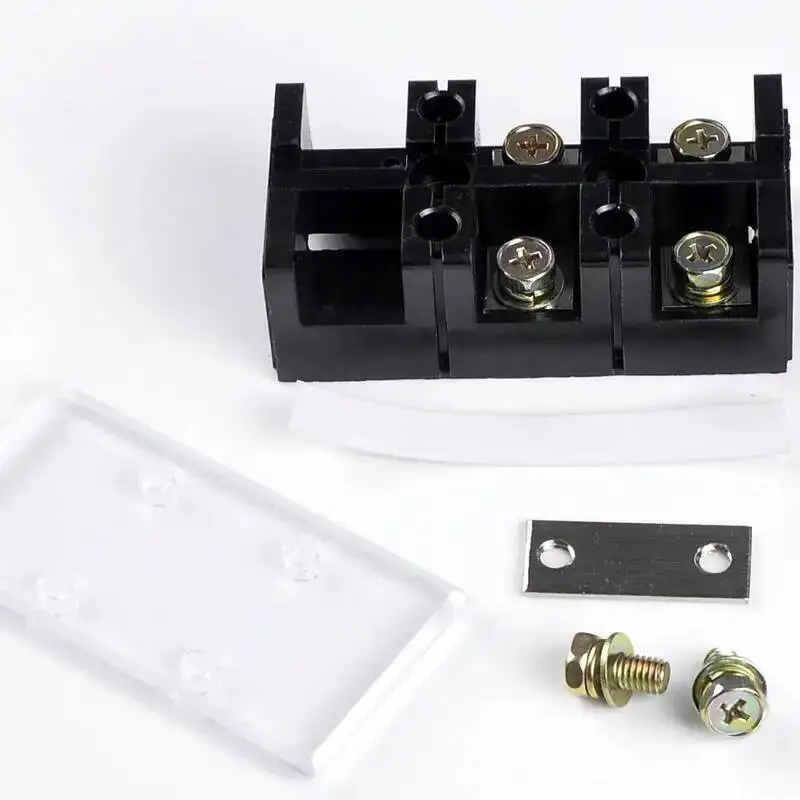 Electric High Current Connection Terminal Dual Row Connector Plate Wire Conductor TC-603 60A 3P COPPER - view 3