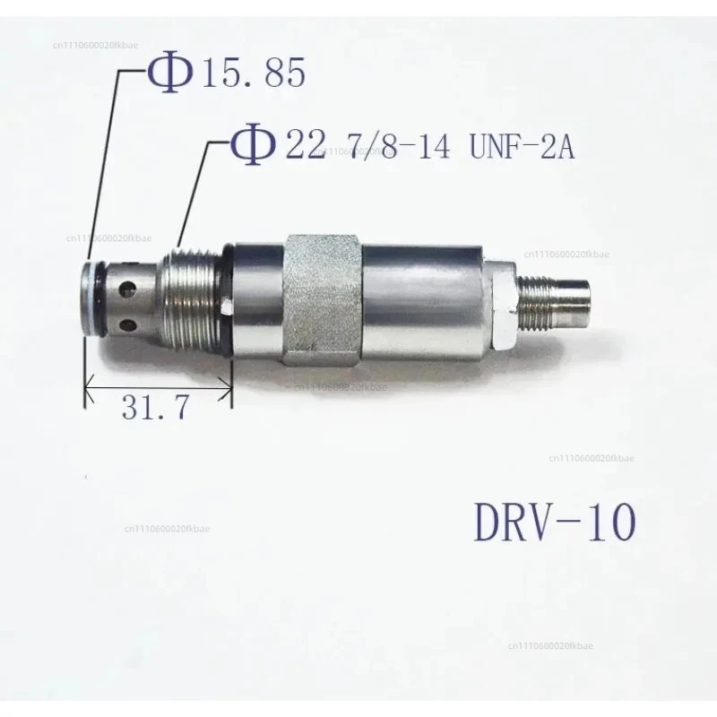 Threaded Cartridge Differential Relief Valve (DRV-10) - Hydraulic Pressure Regulator