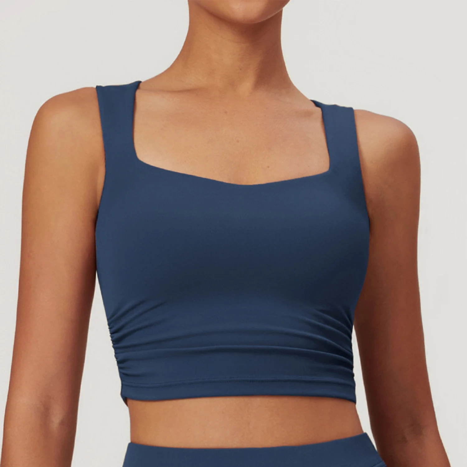 Reggiseno sportivo traspirante Anti-sudore Fitness Top donna reggiseno Yoga ad alta resistenza antiurto Crop Top Push Up reggiseno sportivo allenamento in palestra Top