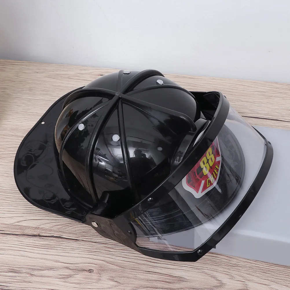 2 Stück Kinder-Feuerwehrhelm, leuchtende Farben, ABS-Material, bequeme Passform, Cosplay für Jungen und Mädchen, Party-Requisiten, Bühnenauftritt