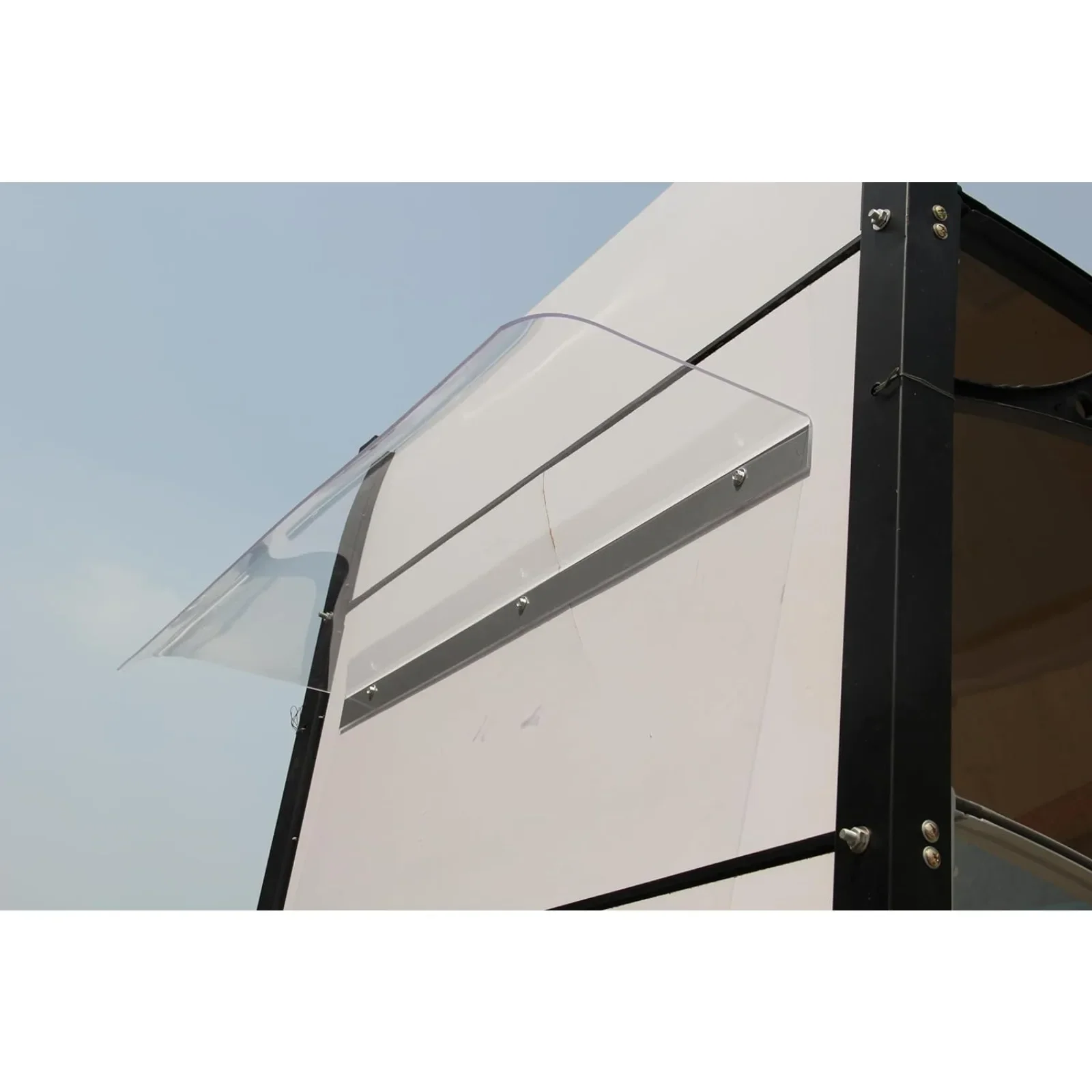 

US Window Door Canopy Outdoor Awning, no Brackets, for Patio Roof, Rain Shelter Thicken Clear Cover (transparent,)