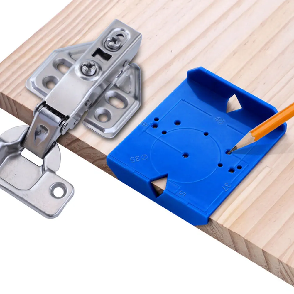 

Adjustable Concealed Hinge Jig 35Mm 40Mm Dual-Sided Mounting Fixture For Cabinet Hardware Drilling Template Woodworking Tool