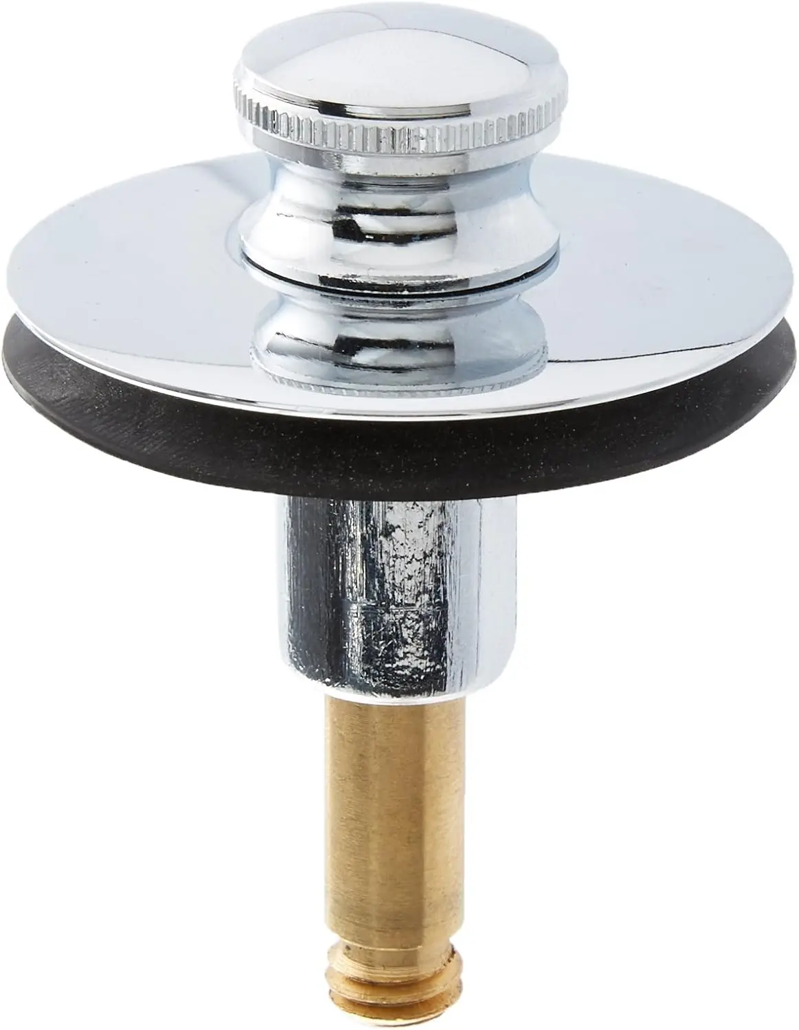 

Lift & Turn Brass Stopper with 3/8 Pin, Chrome Plated, Heavy-Duty