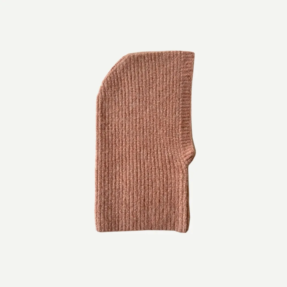 Simple Alpaca Wool Balaclava Hat Wool Blend Fleece Earflap Hat Solid Color Thickened Ear Protection Hat Winter/Autumn