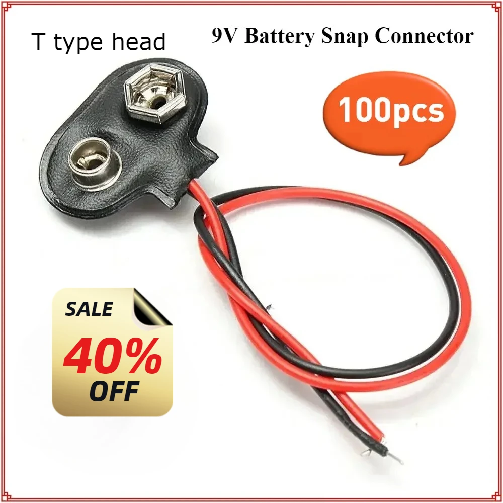 100Pcs 9V Battery S…