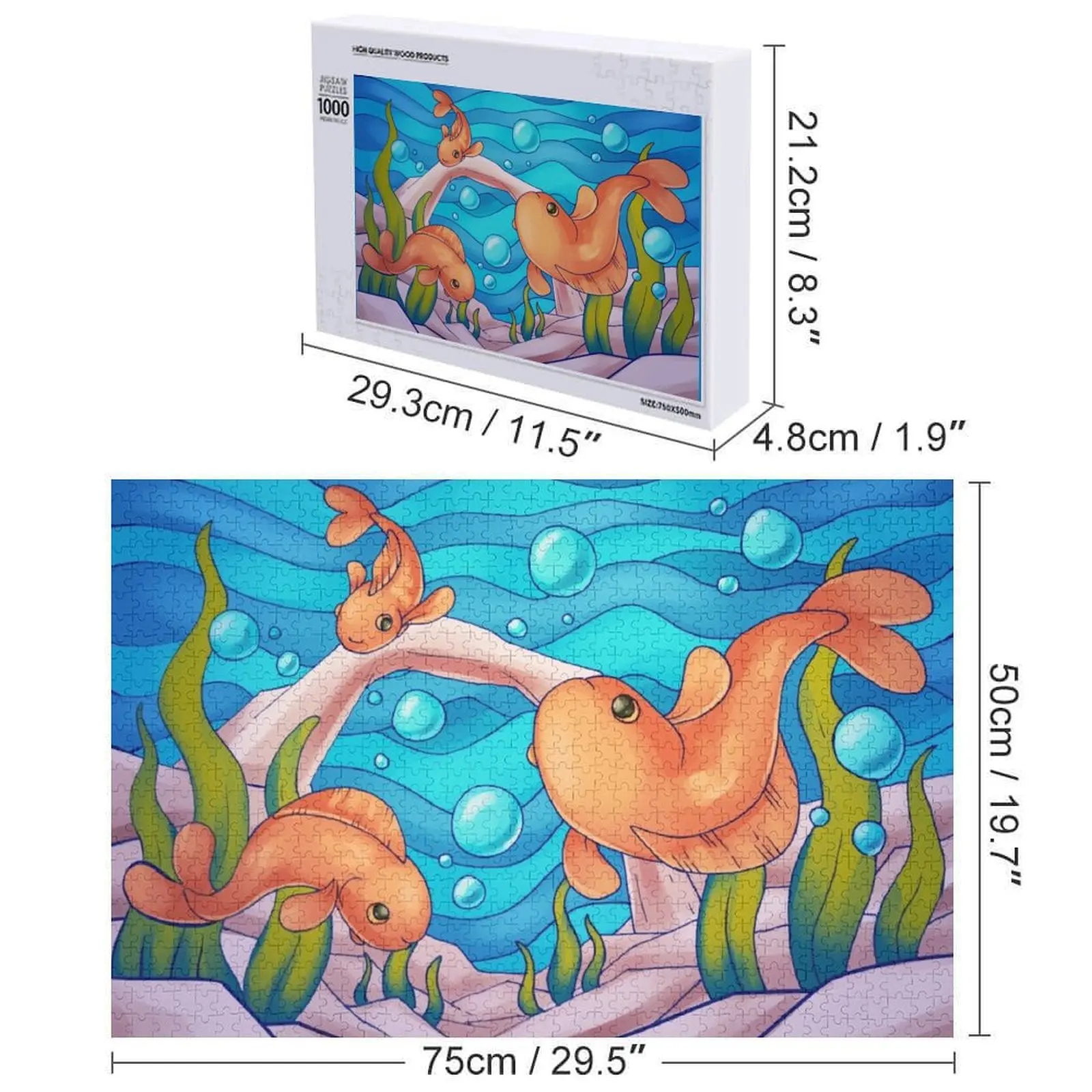 Fantaisie Goldfishies Puzzle Personnalisez le puzzle pour enfants