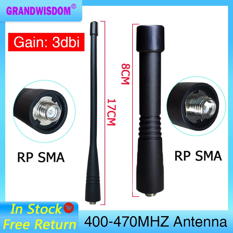 

GWS 2P 5p Walkie Talkie Antenna UHF 400-470MHZ pbx sma female antena Handheld Radio Antene compatible IOT Kenwood customizable