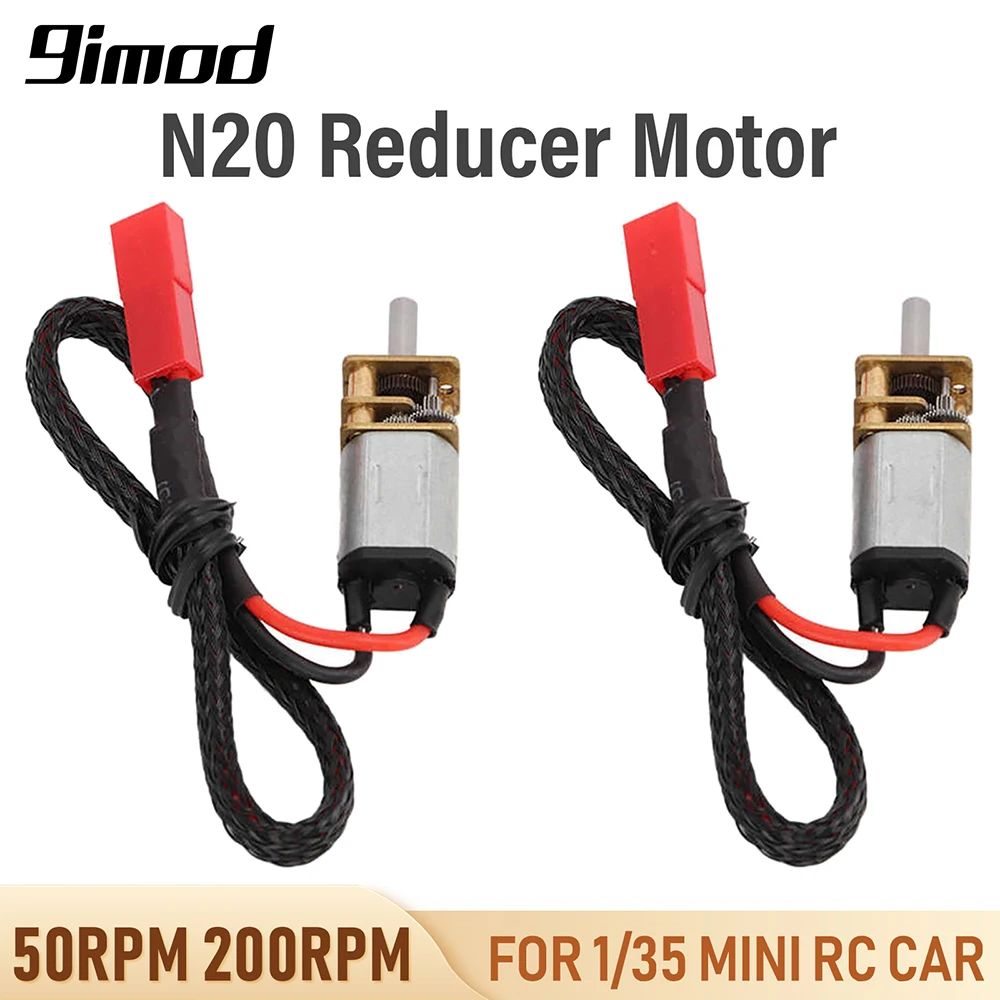 

9IMOD N20 Mini Reducer Motor Slow Speed 50RPM 200RPM DC 5V for 1/35 Orlandoo Hunter