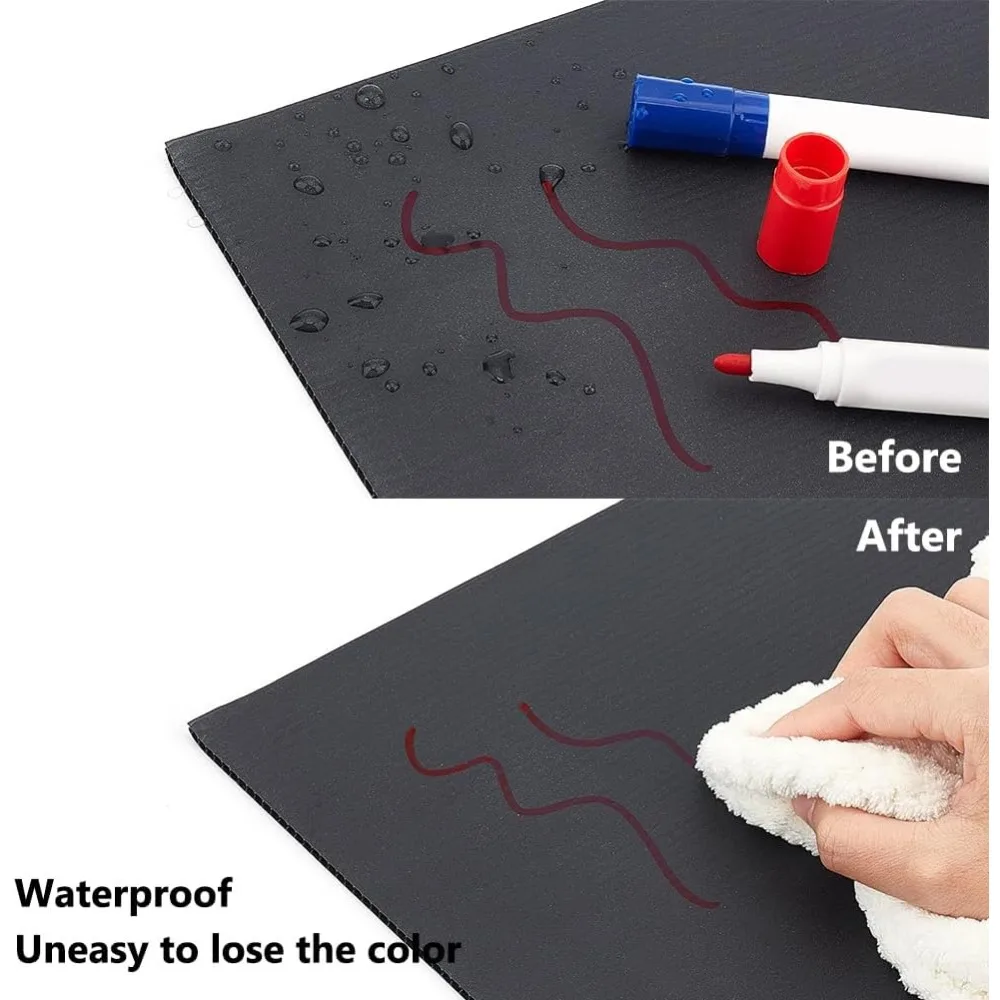 صفائح بلاستيكية 12x7.8 بوصة علامات ساحة فارغة قوية 3 مللي متر لوحة تسجيل مقاومة للماء لعلامات بيع المنزل علامات الحديقة مجموعة الإعلان #4