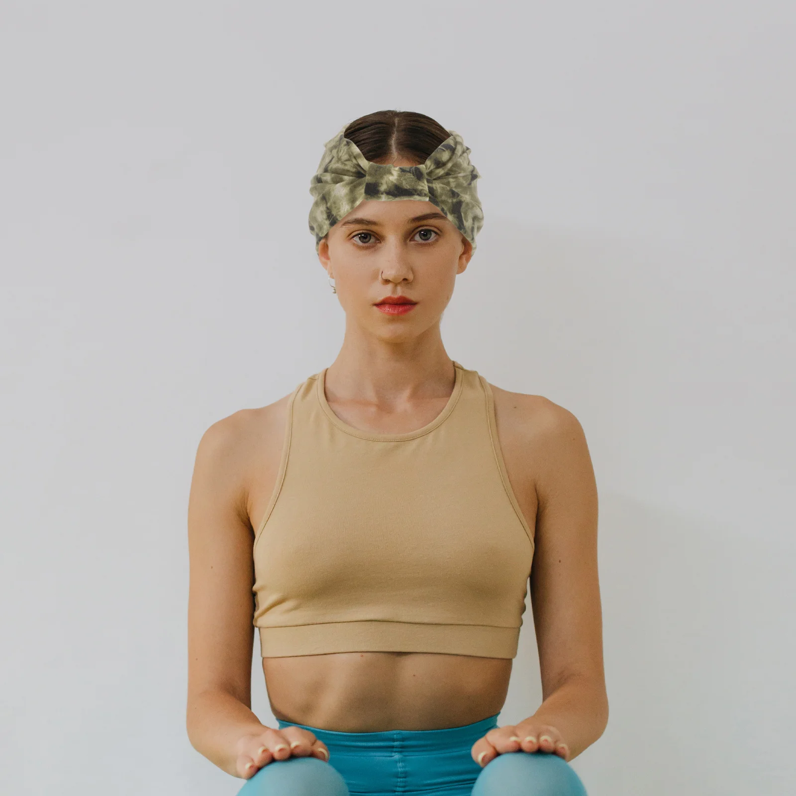 ربطة رأس مرنة باندانا للنساء مقاومة للرطوبة وقابلة للتنفس، عصابة رأس رياضية لليوجا والجري والتمارين، إكسسوار للشعر عتيق #4