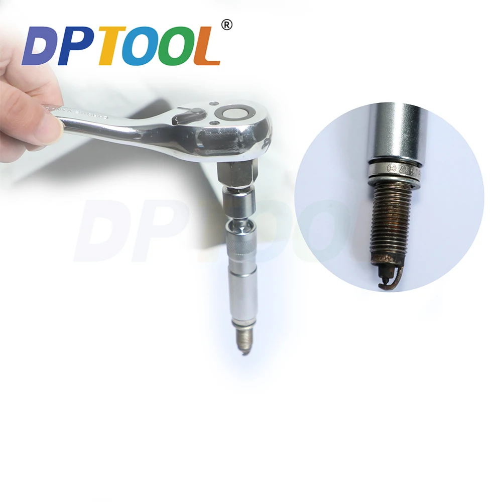 DPTOOL 얇은 벽 점화 플러그 소켓 범용 조인트, 마그네틱 플렉시블 소켓 렌치, 자동차 수리 도구, 14mm, 16mm, 신제품