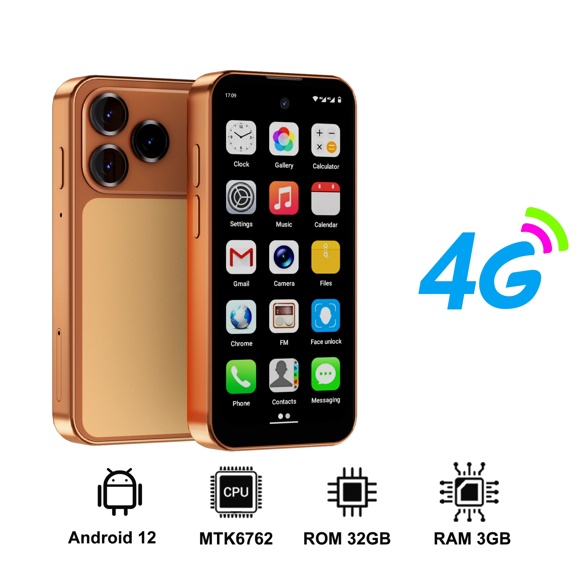 SERVO 19 Air Androidポケットスマートフォン 4G LTE 3.88インチ