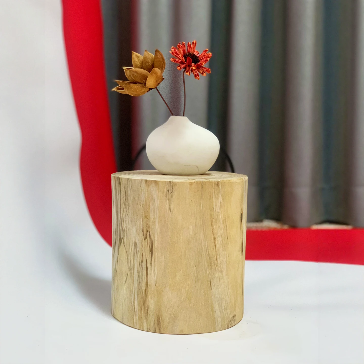 Camphor Wood Small Pier Root Carving Base Ornament Log Stump Wooden Stump Stool Stump Solid Wood Carving