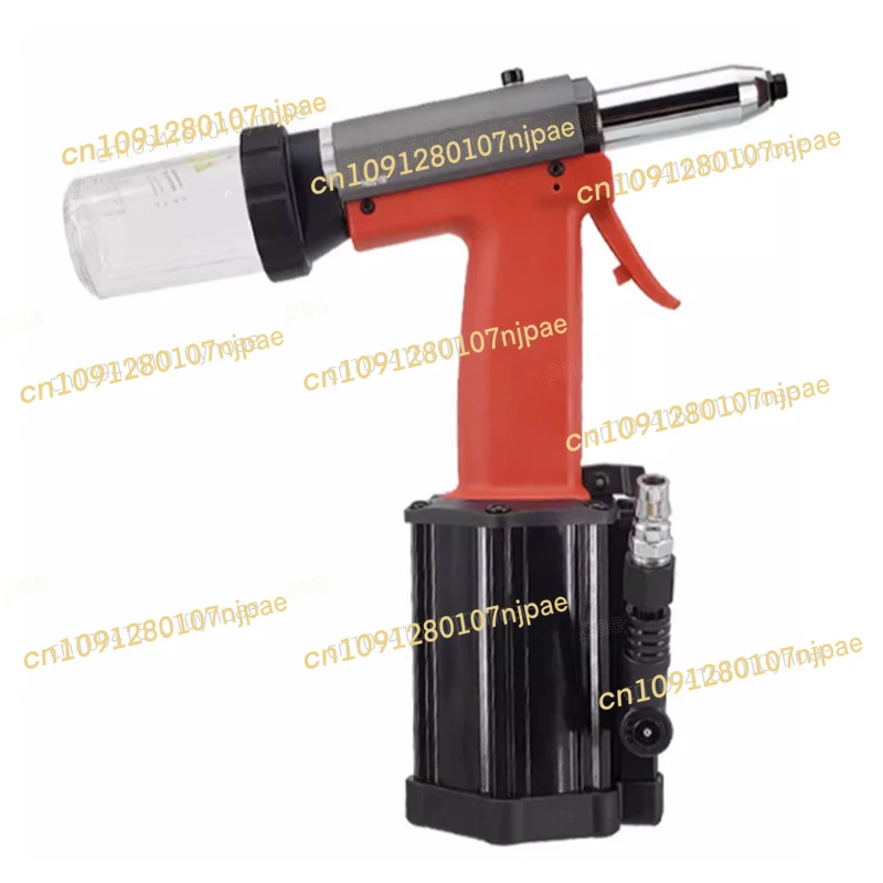 Lingdi AT-6048V Rivetto pneumatico autoaspirante 6.4 Tirare chiodo in acciaio inossidabile Tirare chiodo Rivetto Strumento di rivettatura