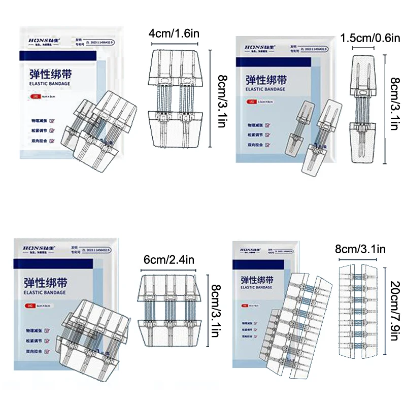 

Zipper Tie Wound Closure Patch Hemostatic Patch Wound Fast Without Suture Zipper Outdoor Band-Aid Portable Quick Clot Wound