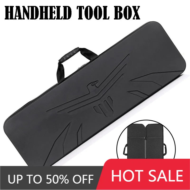Handheld Tool Box Outdoor Lightweight Fishing Gear Boxes Portable Tactical Box Large Capacity Hardware Tool Storage Boxes