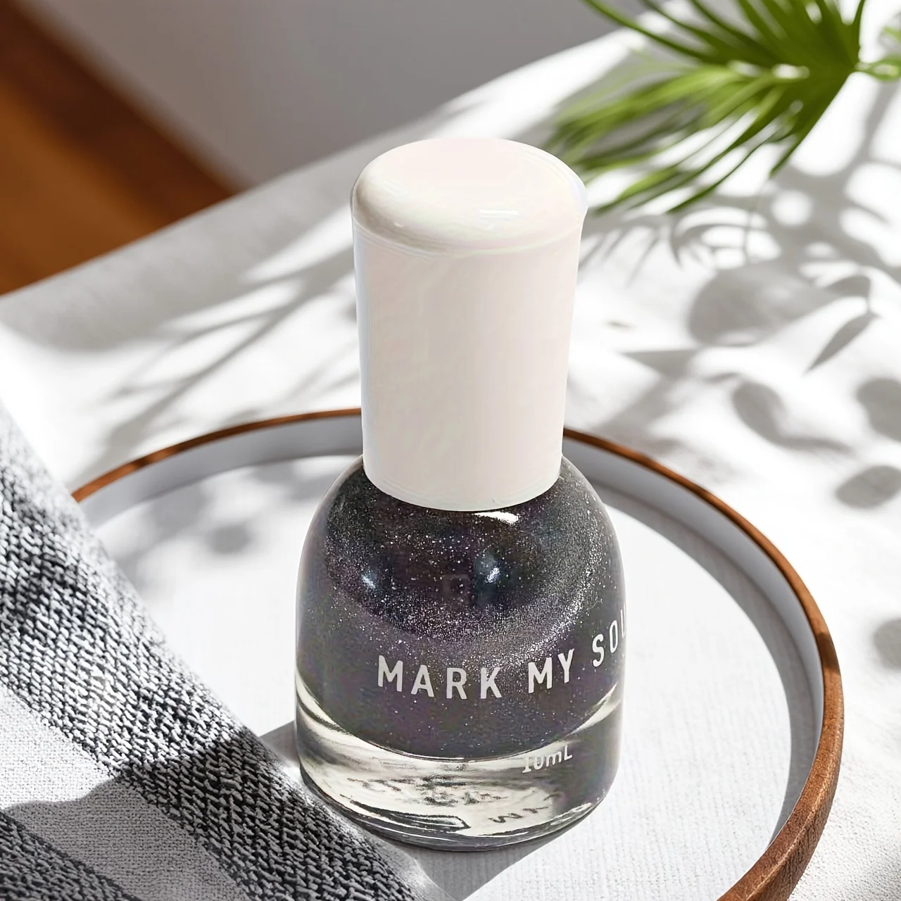 S128 블랙 스타리 스카이 베이킹 프리 캣아이 네일 폴리쉬