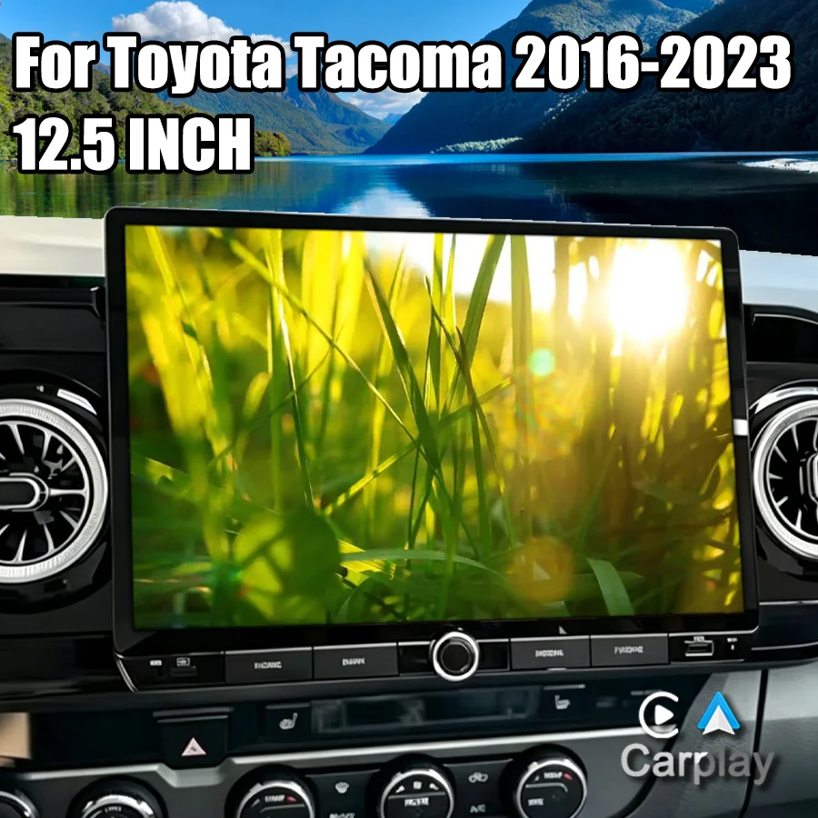 Head Unit For Toyota Tacoma 2016‑2023 Android Radio Screen Carplay Multimedia Video Player GPS Navigation 12.5