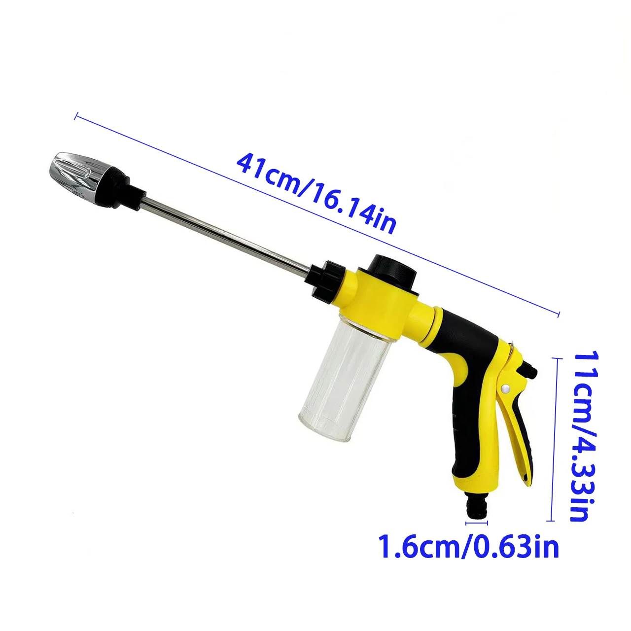 High-pressure Car Wash Water Gun Adjustabl Car Wash Machine Garden Watering Irrigation Tools Hose Nozzle Sprinkler Foam Water