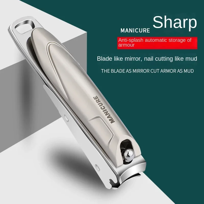 Maniküre-Set, Pediküre-Sets, Nagelknipser, Edelstahl, professionelle Nagelschneider-Werkzeuge mit Reiseetui-Set