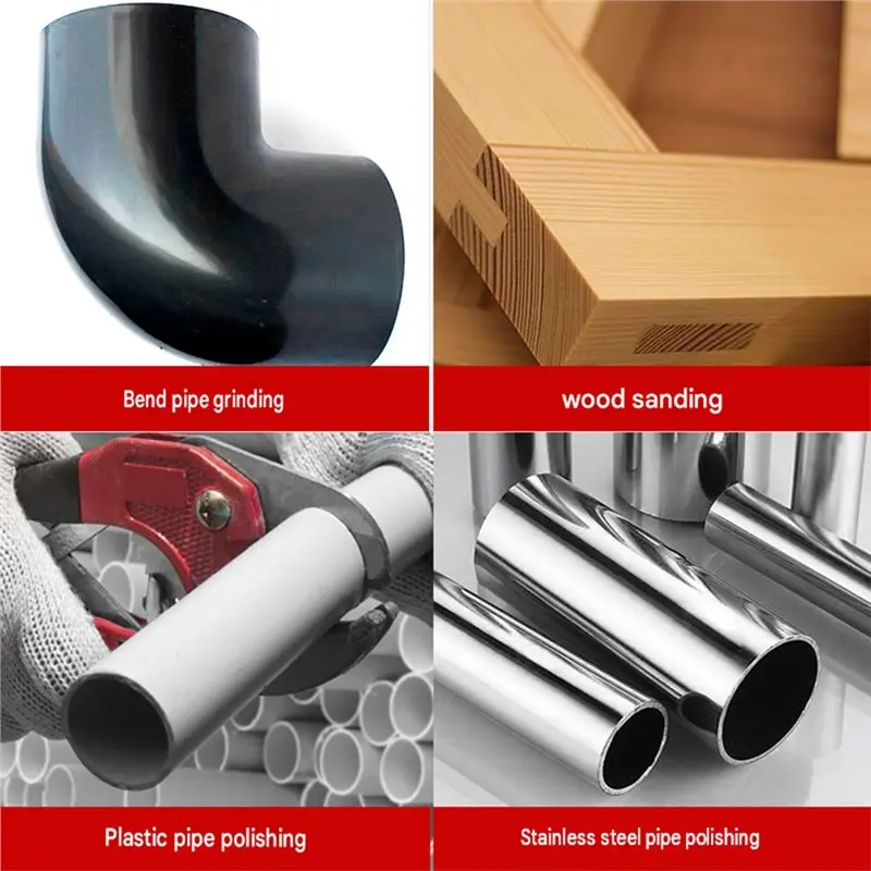 ABKL-Grinding Attachments For Angle Grinder- Sanding Belt Kit For Metal& Wood Polishing, Easy Installation